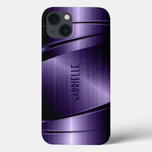 Shiny Metallic Dark Blue Brushed Aluminium Look title_seo2