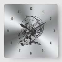 Shiny Metallic Stainless Steel & Sagittarius Zeich