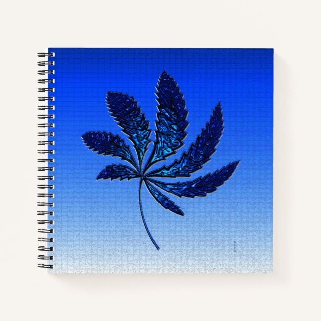 Shiny N Blue...... Notizbuch (Vorderseite)