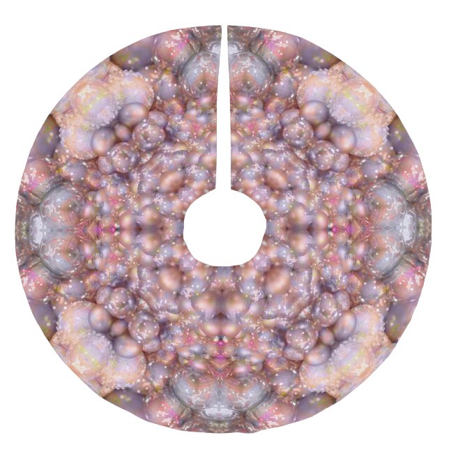 Shiny Ornaments Polyester Weihnachtsbaumdecke (Vorderseite)