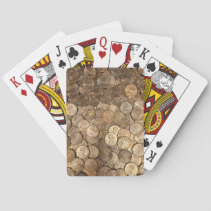 Shiny Pennys oder Cents Spielkarten