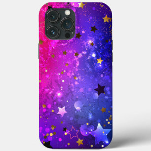 Shiny Pink Blue Background Case-Mate iPhone Hülle