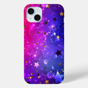 Shiny Pink Blue Background Case-Mate iPhone Hülle