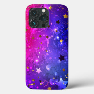 Shiny Pink Blue Background Case-Mate iPhone Hülle