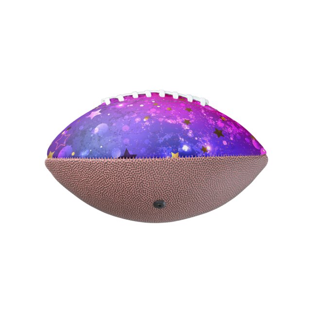 Shiny Pink Blue Background Football (Gedreht 270)