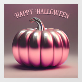 Shiny Pink Pumpkin Fensteraufkleber