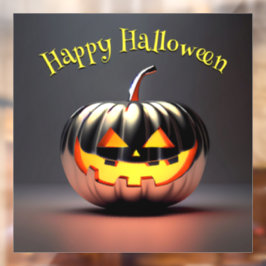 Shiny Pumpkin Halloween Fensteraufkleber