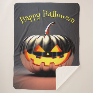 Shiny Pumpkin Halloween Sherpadecke