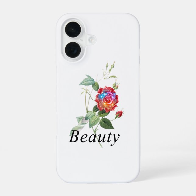 Shiny Rose iPhone 16 Hülle (Rückseite)