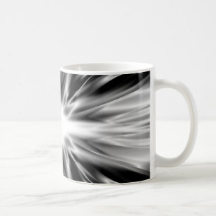 Shiny Schwarz-Weiß-Star Kaffeetasse