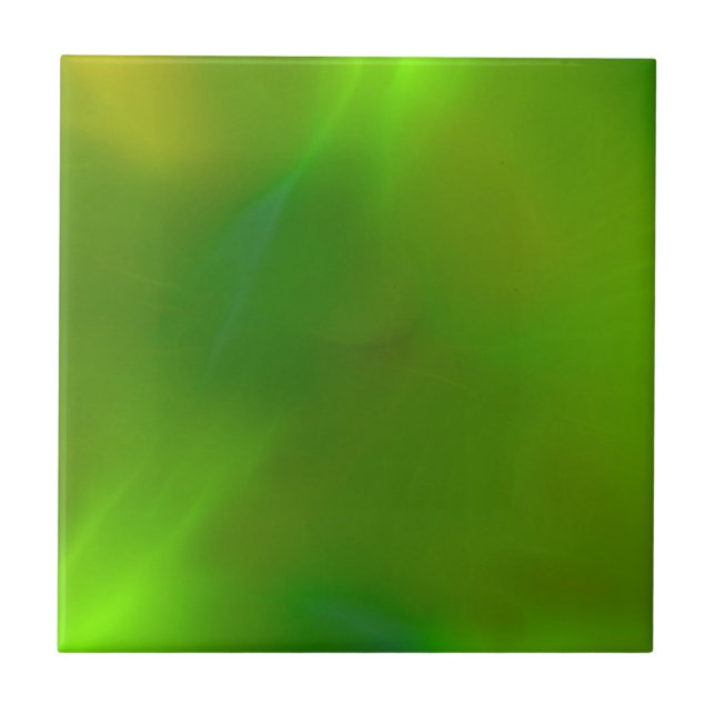 Shiny Shimmering Lime Green Fliese (Vorderseite)