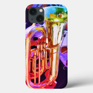 Shiny Tuba Slanted Perspective Brass Band Case-Mate iPhone Hülle
