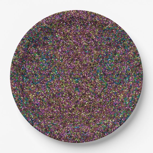 Shiny Verzaubert Flecks-PAPER-TELLER Pappteller (Vorderseite)