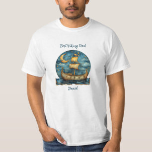 Ship Best Viking Vater Shirt Shirt Geschenk Vater