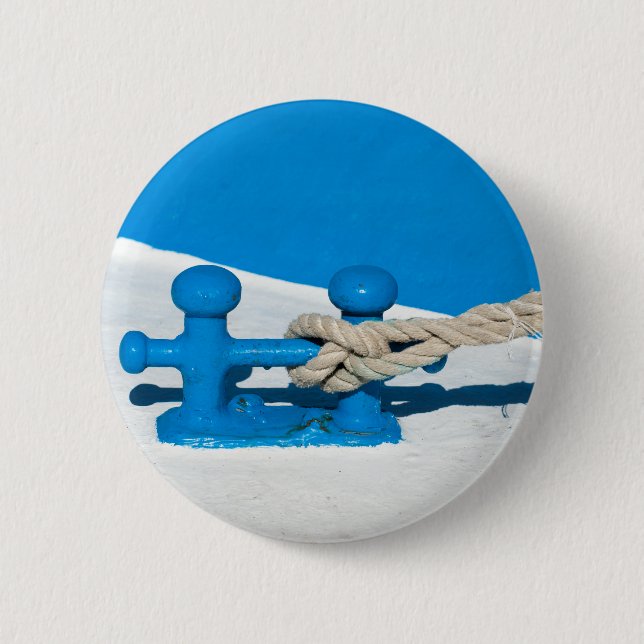 Ship Double Bollard w Rope Button (Vorderseite)