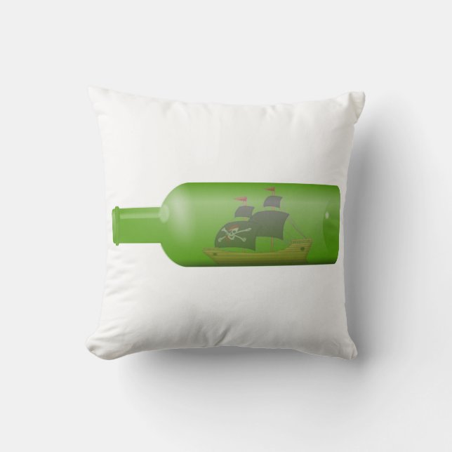 Ship in a bottle kissen (Vorderseite)