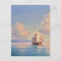 Ship off the coast - Ivan Aivazovsky