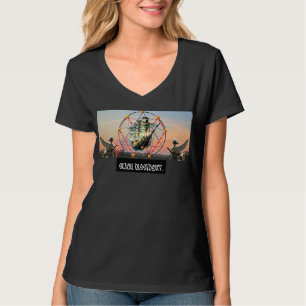 Ship Shape Sky Scape Ladys T - Shirt