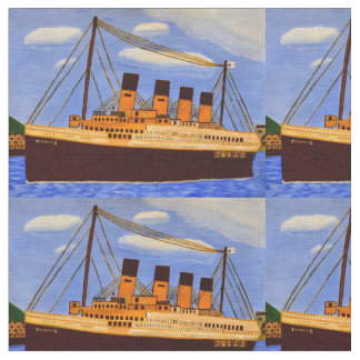 Ship Titanic Baumwollgewebe Stoff