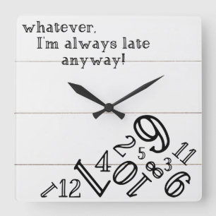 Shiplap rustikale Uhr: Quadratische Wanduhr