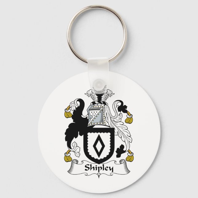 Shipley Familienwappen Schlüsselanhänger (Vorderseite)