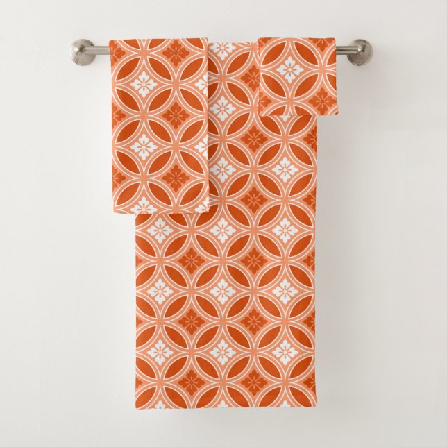 Shippo avec Motif Fleur, Mandarin Orange (En situation)