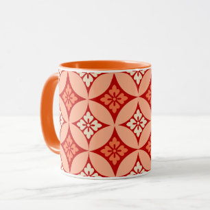 Shippo mit Blume Motif, Mandarin Orange Tasse