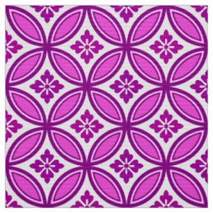 Shippo mit Blume Motif, Orchid und Deep Lila Stoff