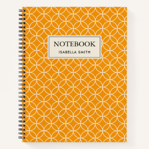 Shippô-Orange-Motiv Notizbuch