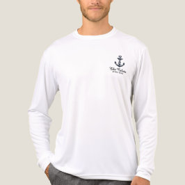 Ships Anchor Boat Name Tri-Blend Shirt