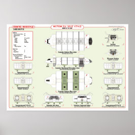 Ships of the Fleet: Cargo Shuttle Ref. Chart Poster