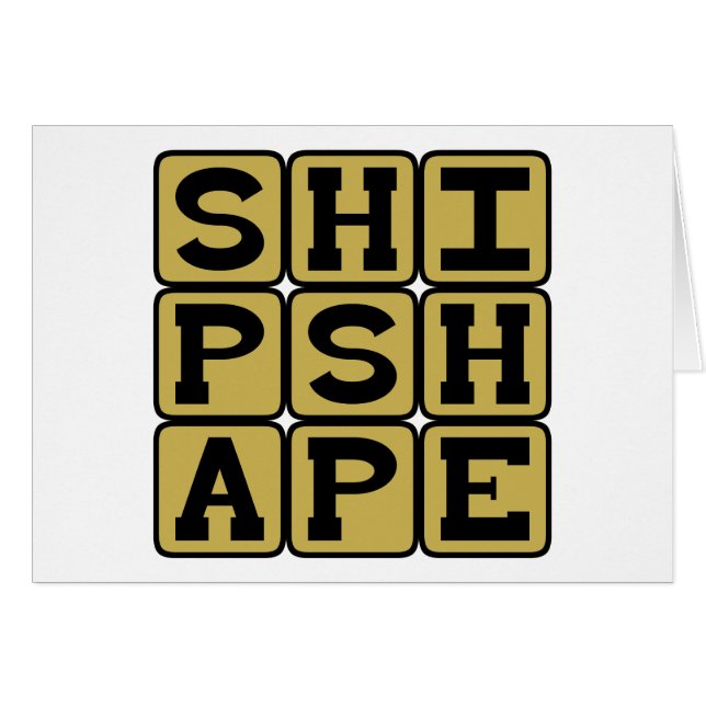 Shipshape, Trim und Nebel (Vorderseite (Horizontal))