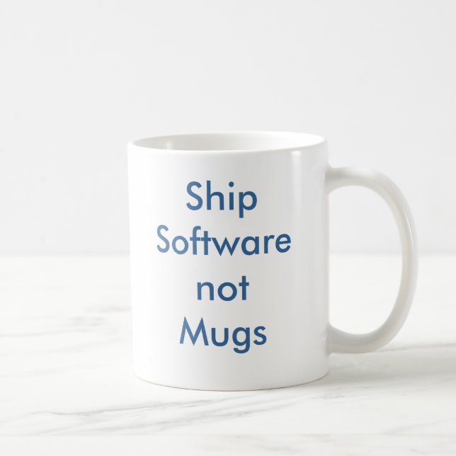 ShipSoftwarenotMugs Kaffeetasse (Rechts)