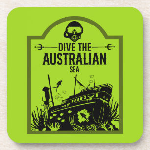 Shipwreck Diving Australia Getränkeuntersetzer