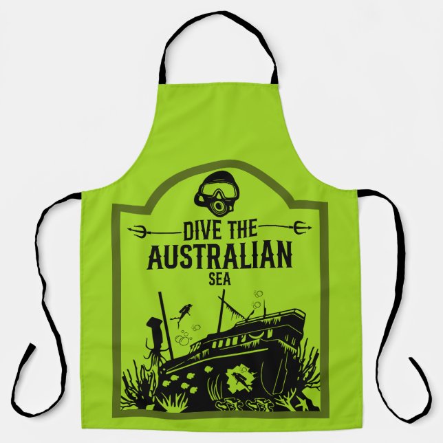 Shipwreck Diving Australia Schürze (Vorderseite)