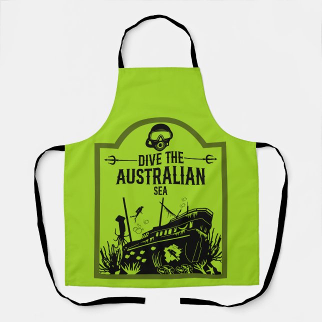 Shipwreck Diving Australia Schürze (Vorderseite)