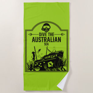 Shipwreck Diving Australia Strandtuch