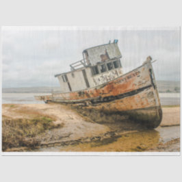 Shipwreck Ocean 20x30 Decoupage Seidenpapier