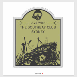 Shipwreck Tauchclub Aufkleber