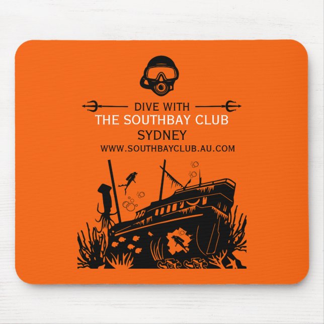 Shipwreck Tauchclub Mousepad (Vorne)