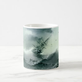 Shipwreck (von Ivan Aivazovsky) Kaffeetasse