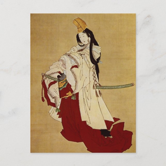 Shirabyōshi Hokusai japanische Fine Art Postkarte (Vorderseite)
