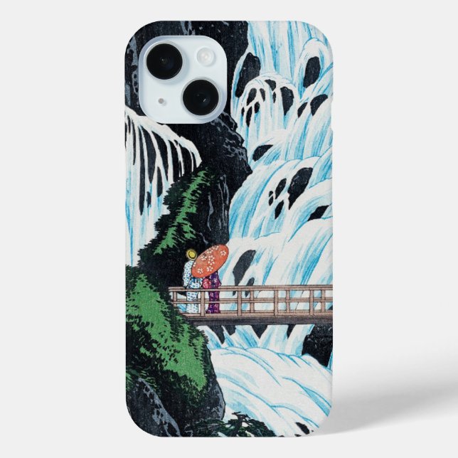 Shiragumo Wasserfall von Nikkō von Takahashi Hiroa Case-Mate iPhone Hülle (Rückseite)