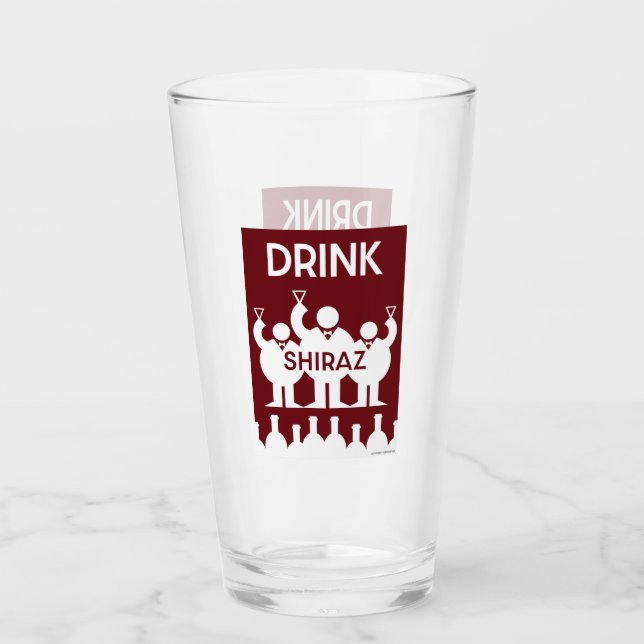 Shiraz Wine Drinkers Glas (Vorderseite)