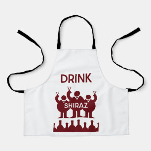 Shiraz Wine Drinkers Schürze