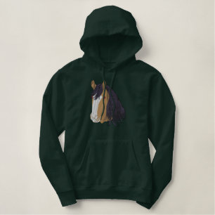 Shire Horse Bestickter Hoodie
