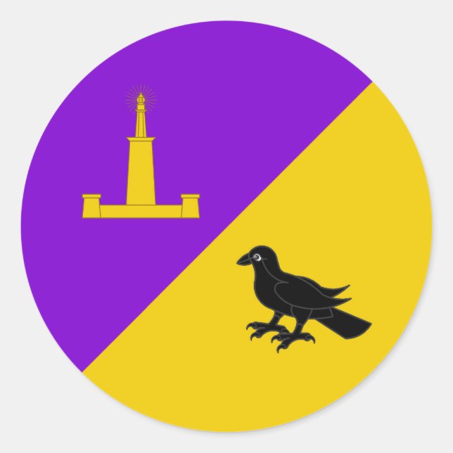 Shire of Avonmore Populace Abzeichen Runder Aufkleber (Vorderseite)