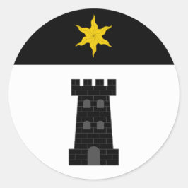 Shire of Bordergate Populace Abzeichen Runder Aufkleber
