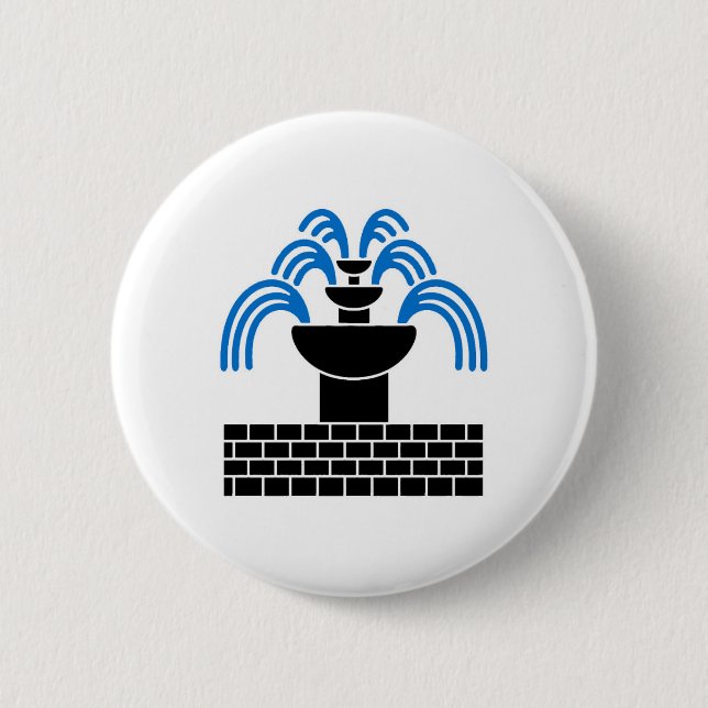 Shire of Fontaine dans Sable Populace Abzeichen Bu Button (Vorderseite)