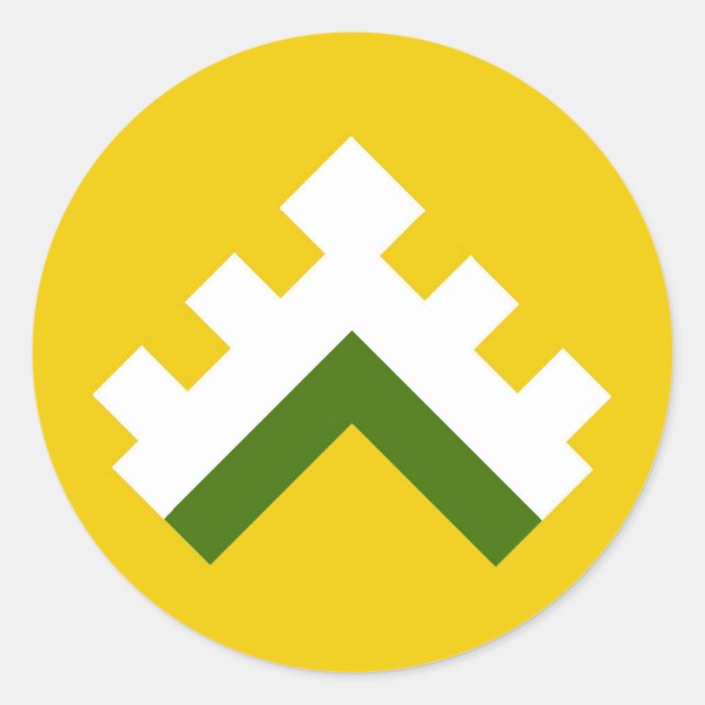 Shire of Hartwood Populace Abzeichen Runder Aufkleber (Vorderseite)